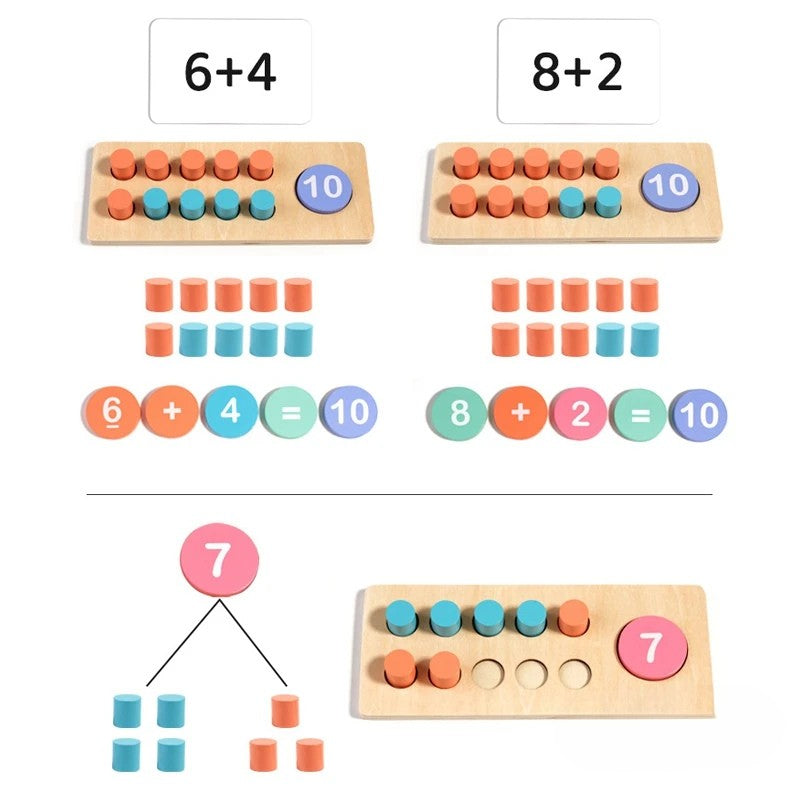 MathMates | Lär dig räkna lekfullt - Montessori matematikbräda