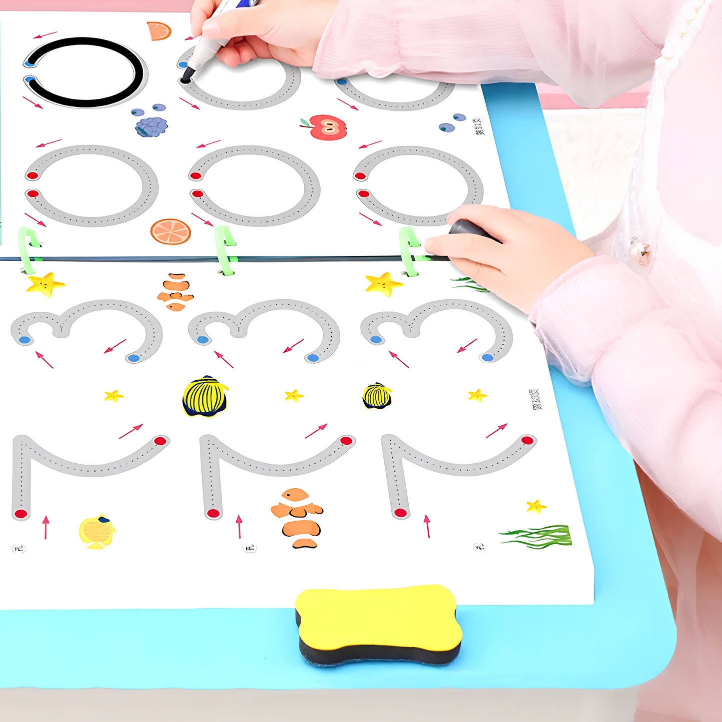 FunBook | Kreativa linjer och mönster - Pedagogisk skrivbok