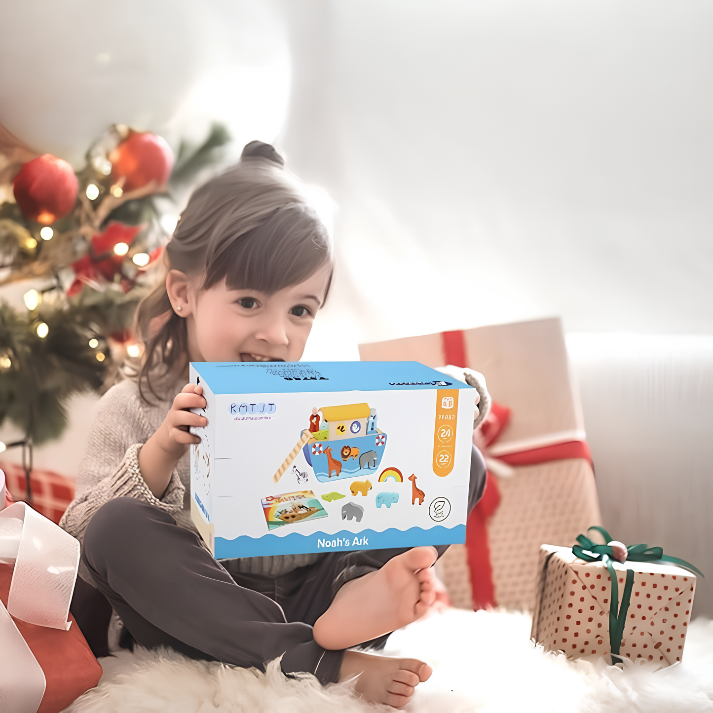 Wonder Ark | Leka och lära med djur - Montessori-lekset i trä