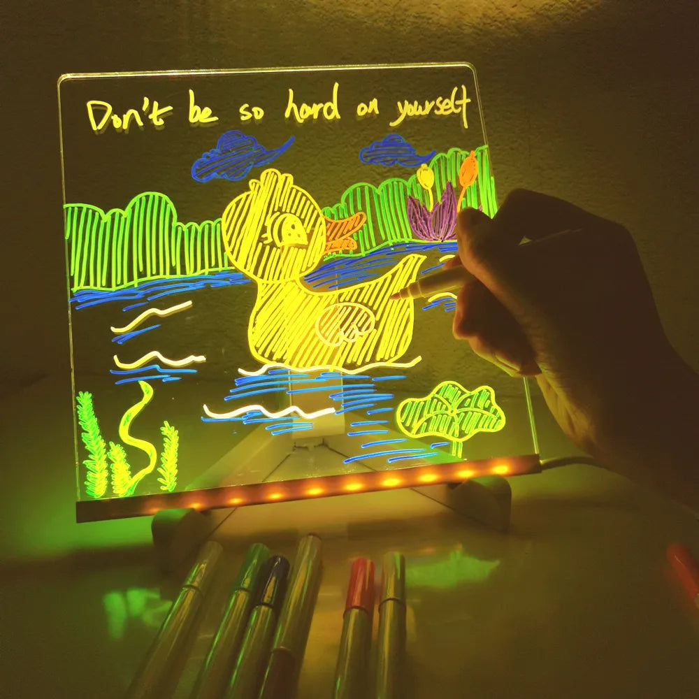 GlowArt | Konstverk som lyser upp - Ritbräda