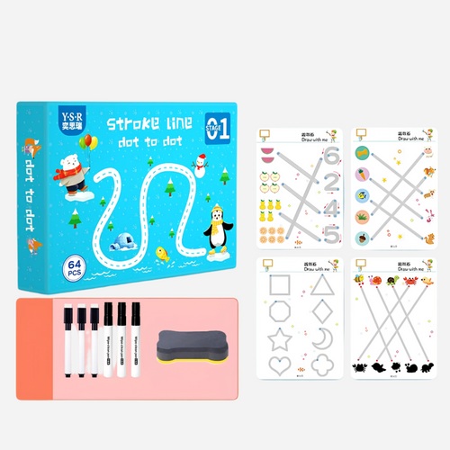 FunBook | Kreativa linjer och mönster - Pedagogisk skrivbok