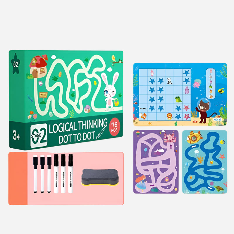 FunBook | Kreativa linjer och mönster - Pedagogisk skrivbok