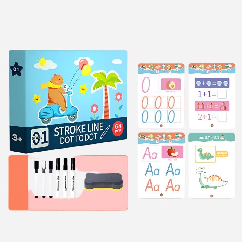 FunBook | Kreativa linjer och mönster - Pedagogisk skrivbok