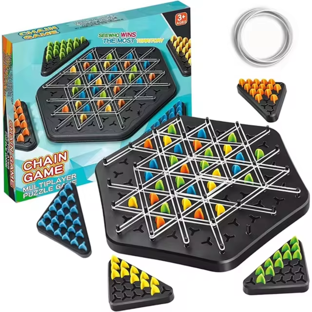 ChainGame - kedja triangel schack familj bräde roligt spel