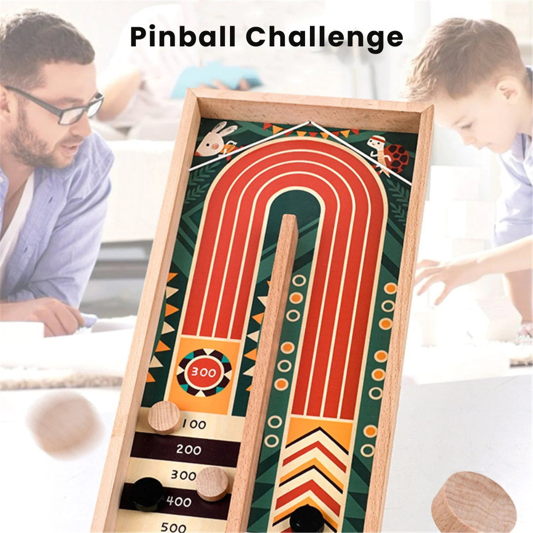 Pinball Challenge | Familjespaj med en twist - Flipperspel i trä