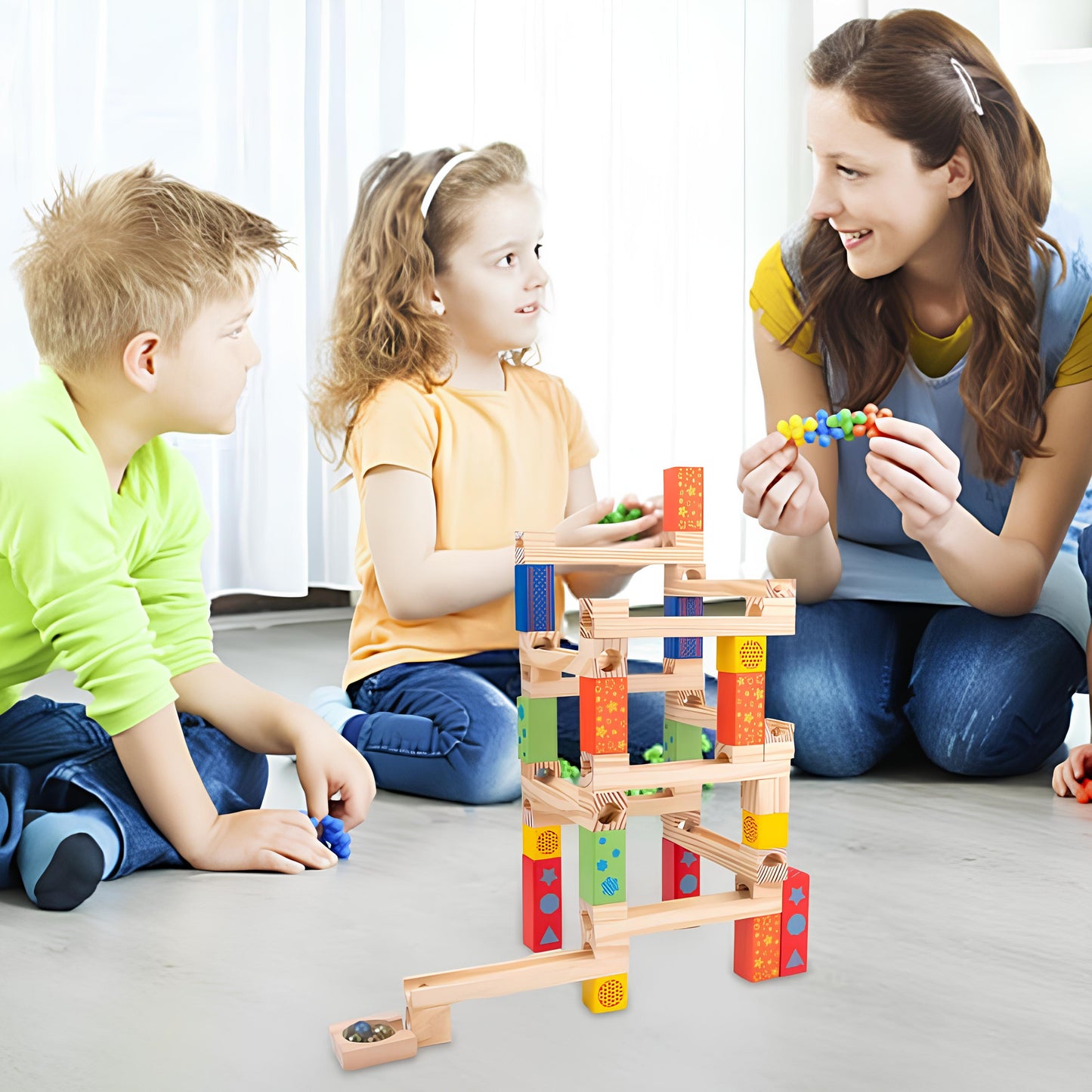MarbleTowers | Designa din egen kulbana - Byggsats i trä