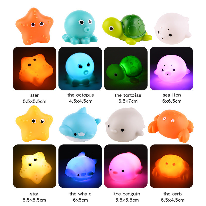 AquaGlow | Badglädje med ljus och färg - Badleksaker