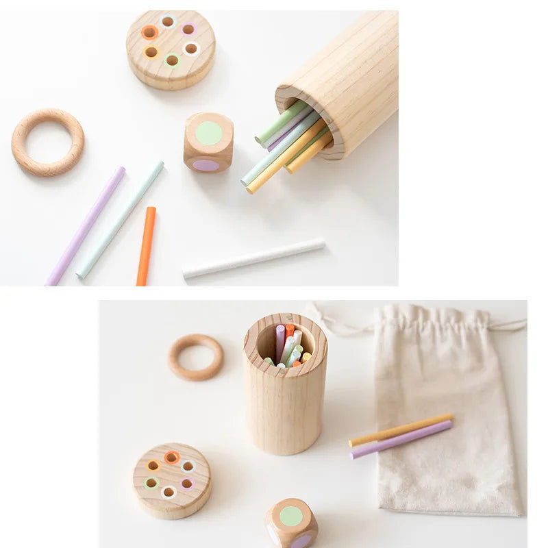 MatchSticks | Färgglad inlärning och balansering - Pedagogiskt träspel
