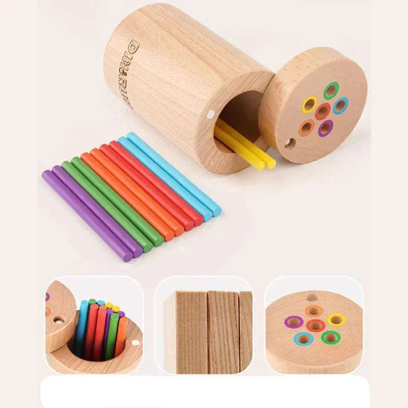 MatchSticks | Färgglad inlärning och balansering - Pedagogiskt träspel