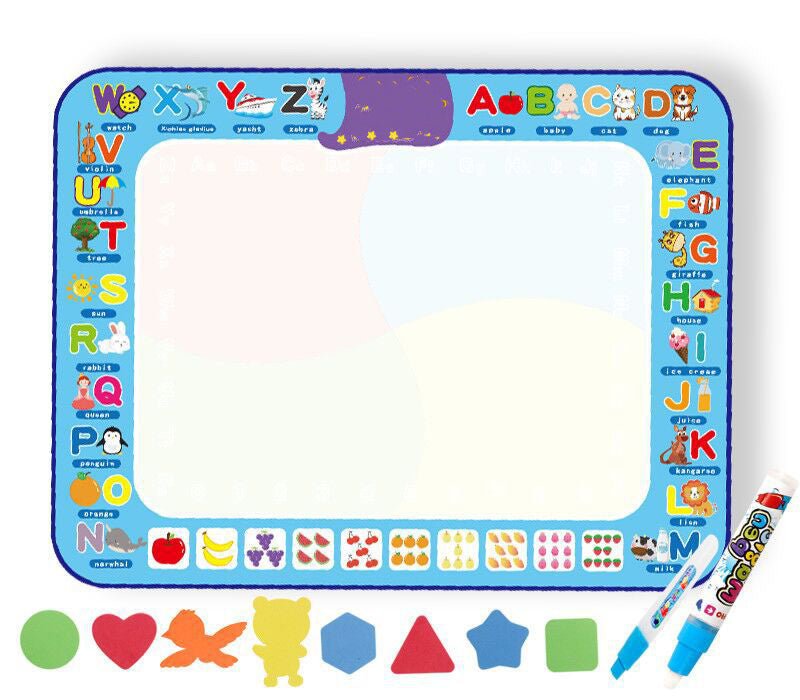 Magic Water Drawing mat | Lär dig läsa, skriva, rita och räkna