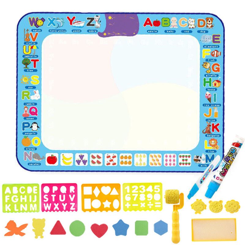 Magic Water Drawing mat | Lär dig läsa, skriva, rita och räkna