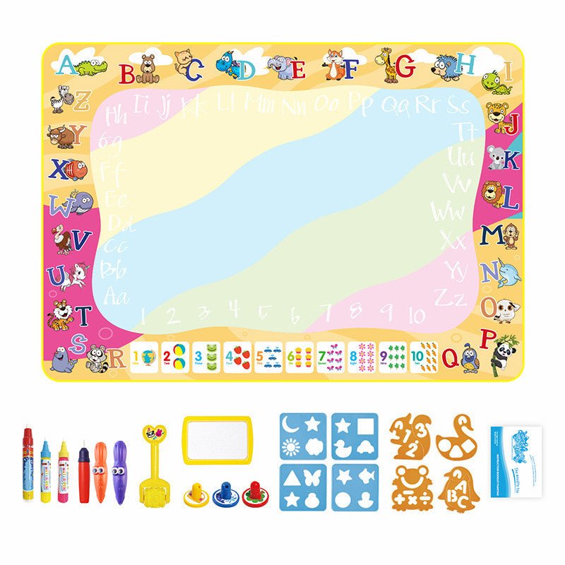 Magic Water Drawing mat | Lär dig läsa, skriva, rita och räkna