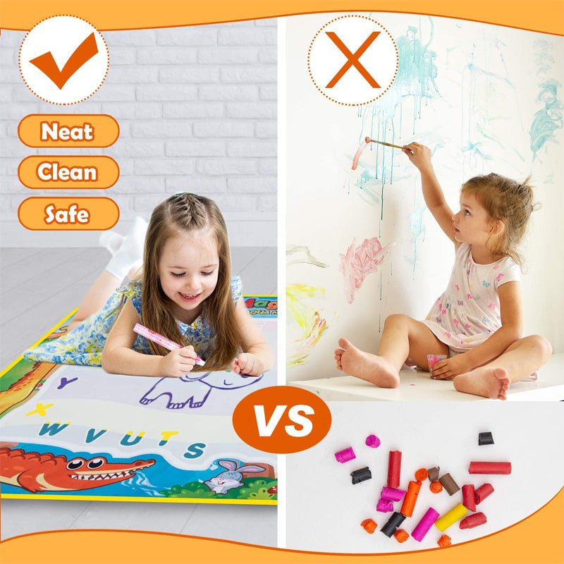Magic Water Drawing mat | Lär dig läsa, skriva, rita och räkna