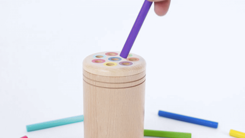 MatchSticks | Färgglad inlärning och balansering - Pedagogiskt träspel