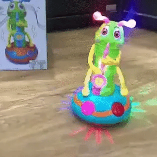 BoogieBug | Gungande skoj med musik och ljus - Larv med musiklek