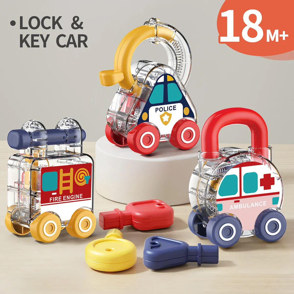 UnlockFun | Öva med nycklar - Nyckel med lås