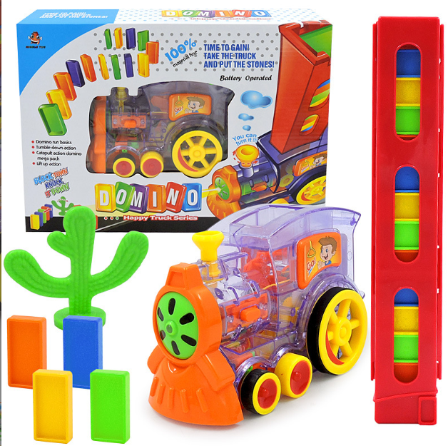 Domino Magic | Perfekt rad på några sekunder - Självgående dominotåg