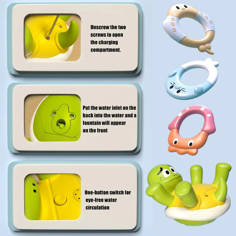 BathTurtle | Sprutthumör i badet - Sprutande badsköldpadda