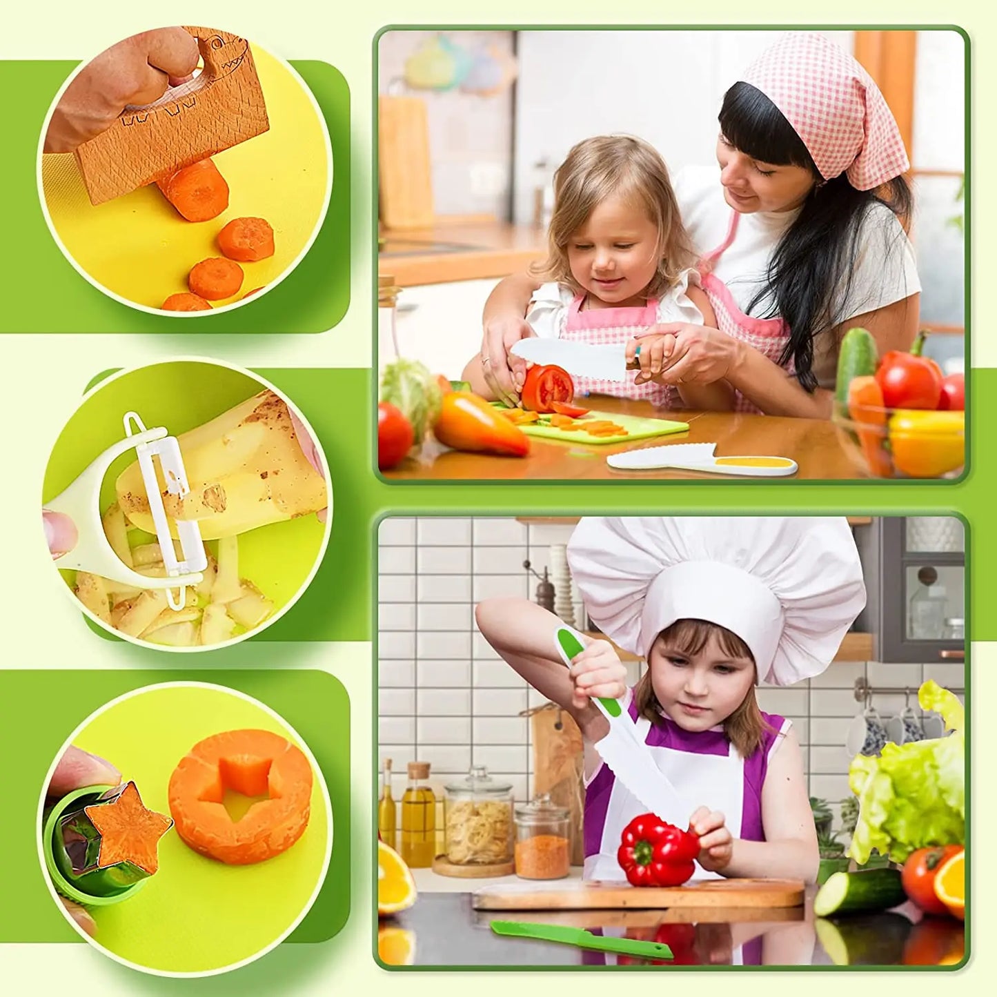 CreativeCook Kit | Säkert skärande - Leksaksköksset