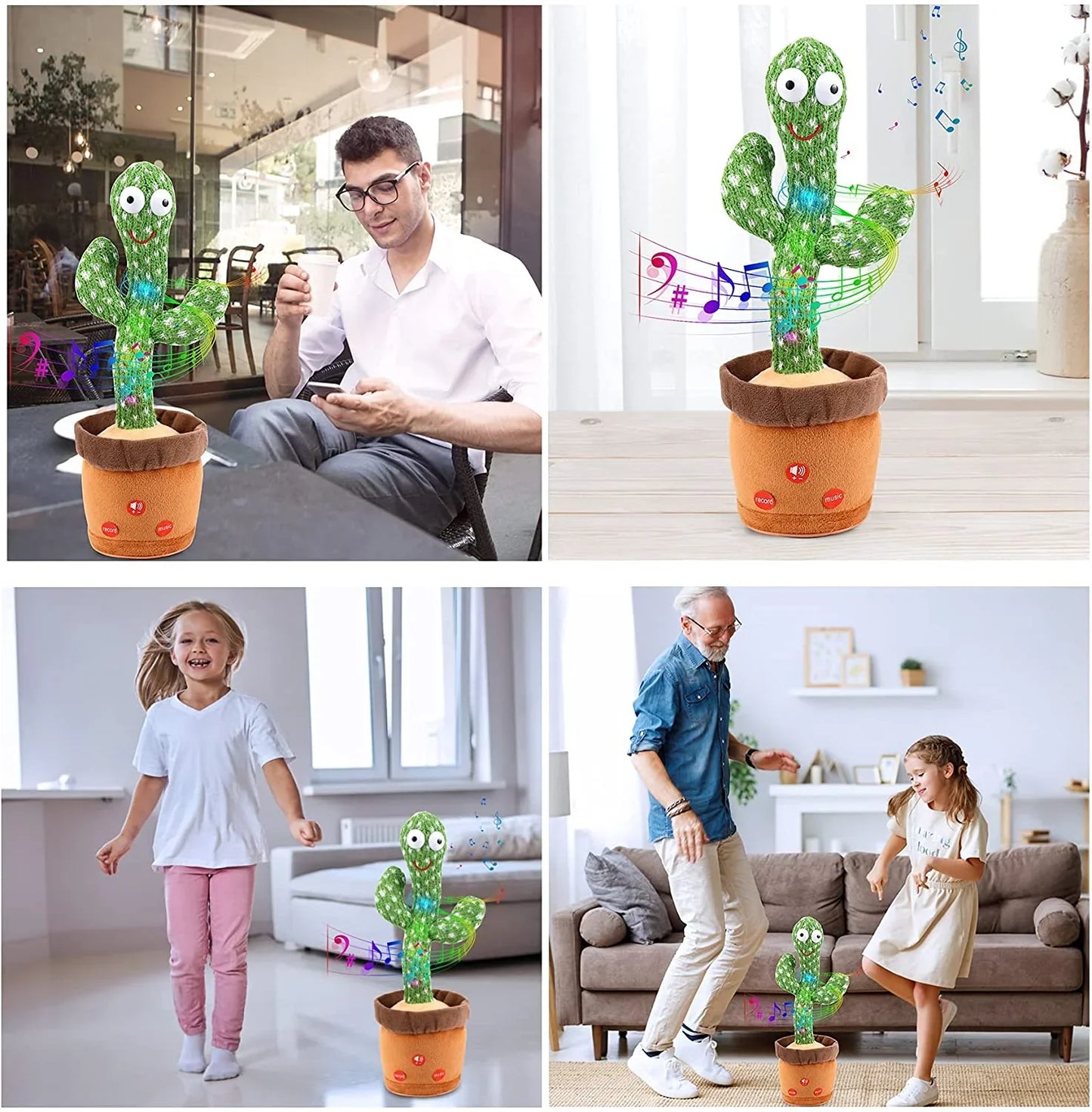 CactusBuddy | Upprepar ord och sjunger med - Interaktiv leksak