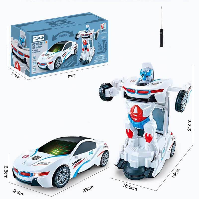 Transformer Toy Car | Spänning på ett ögonblick - Leksaksbil som förvandlas för barn