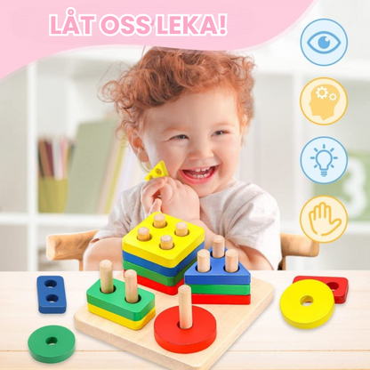 ColorStacks | Spelbaserat lärande om former och färger - Montessori geometriska pussel