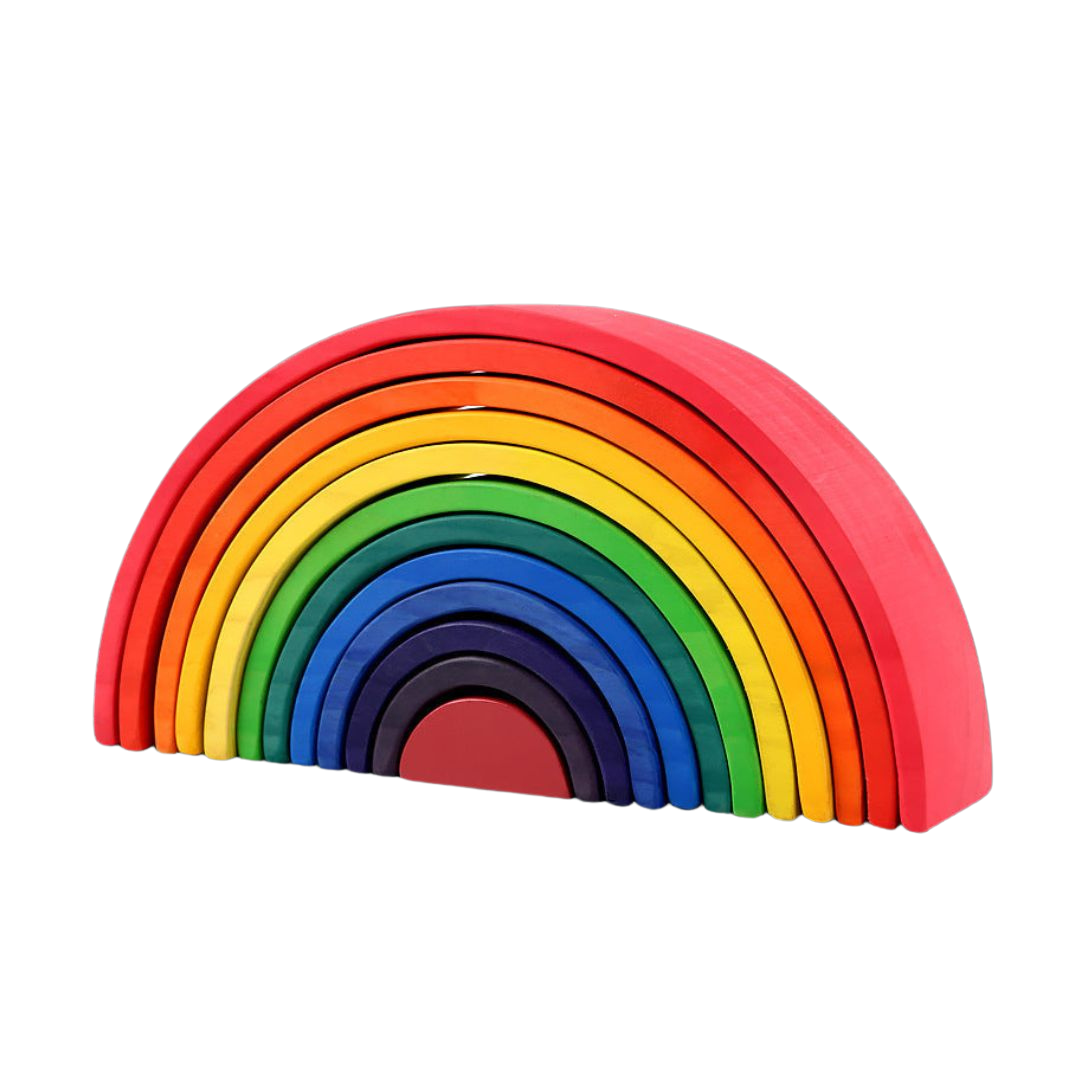 RainbowBalance | Upptäck färger och former - Pedagogiska stapelblock