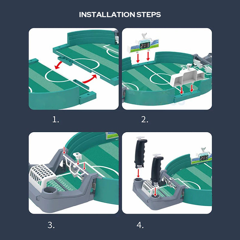 MiniGoal | Tävlingsinriktat och strategiskt fotbollsspel - Bordsfotboll i miniatyr