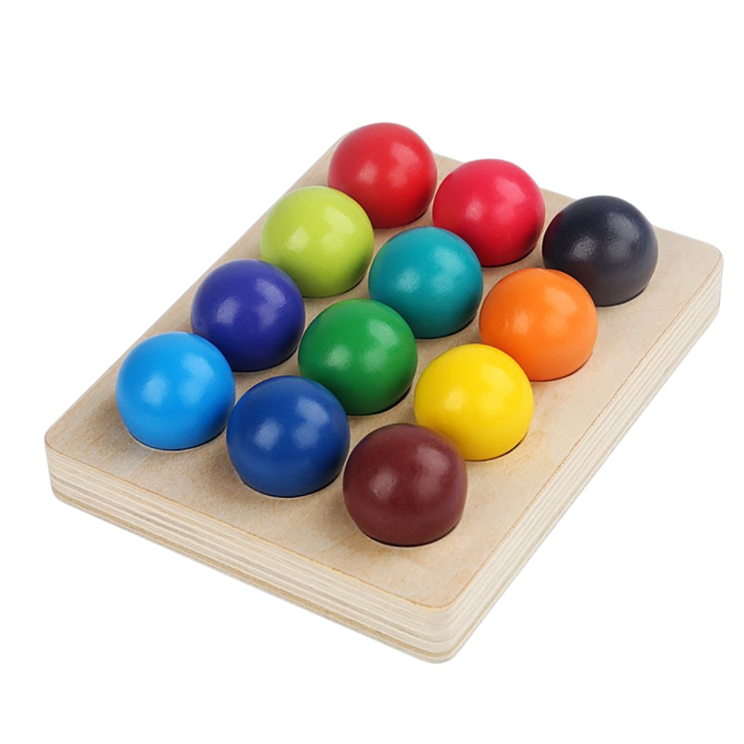 RainbowBalance | Upptäck färger och former - Pedagogiska stapelblock