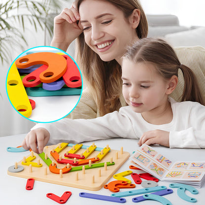 ThinkFit | Uppmuntra logiskt och kreativt tänkande - Montessori-pussel i trä