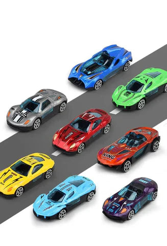 TurboTruck | Racerbana med startfunktion - Multifunktionell leksakslastbil