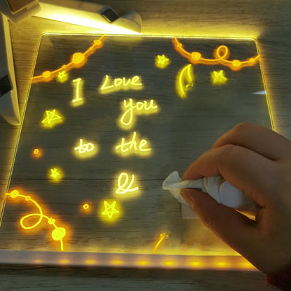 GlowArt | Konstverk som lyser upp - Ritbräda
