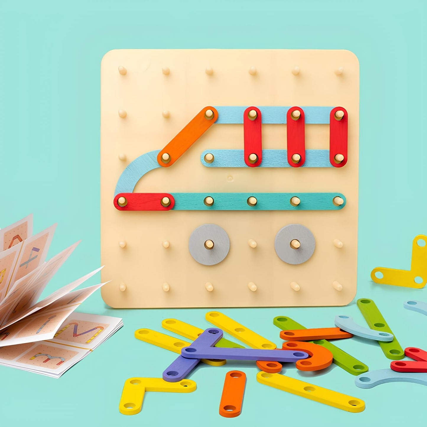 ThinkFit | Uppmuntra logiskt och kreativt tänkande - Montessori-pussel i trä