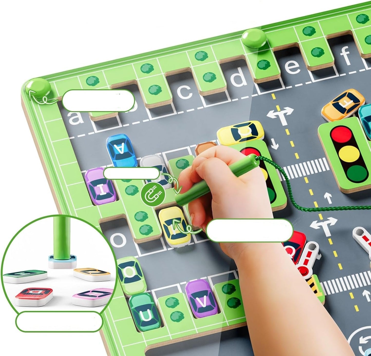 LogicPath | Magnetiskt äventyr och strategi - Pedagogiskt labyrintspel