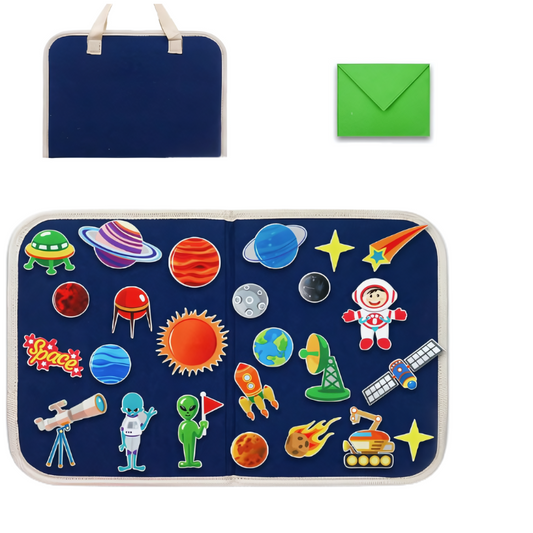 StoryFelt | Interaktiv lek - Montessori-set med berättelser i filt