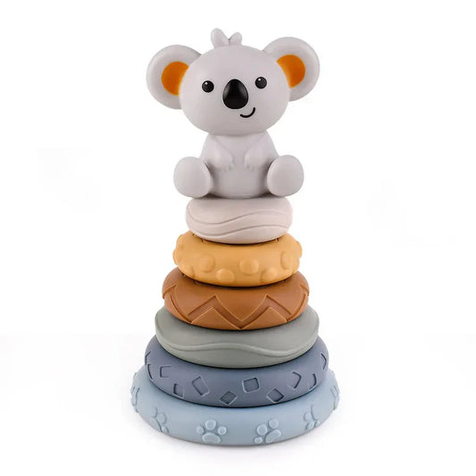 CubbyKoala | Greppa, Tugga och Stapla - Bitningsleksak