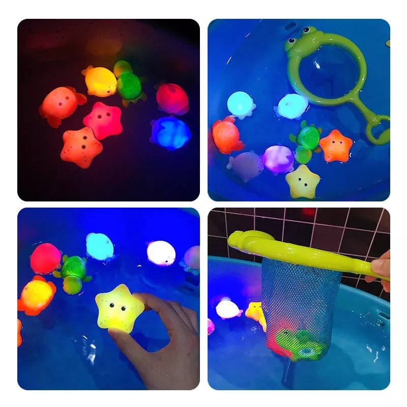 AquaGlow | Badglädje med ljus och färg - Badleksaker