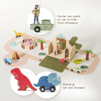 DinoWorld | Bygg och upptäck - Dinosaurier-lekset i trä