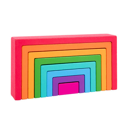 RainbowBalance | Upptäck färger och former - Pedagogiska stapelblock
