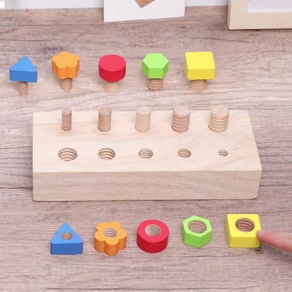 PuzzleBolt | Förbättra motorik - Finkänsligt pusselbräda
