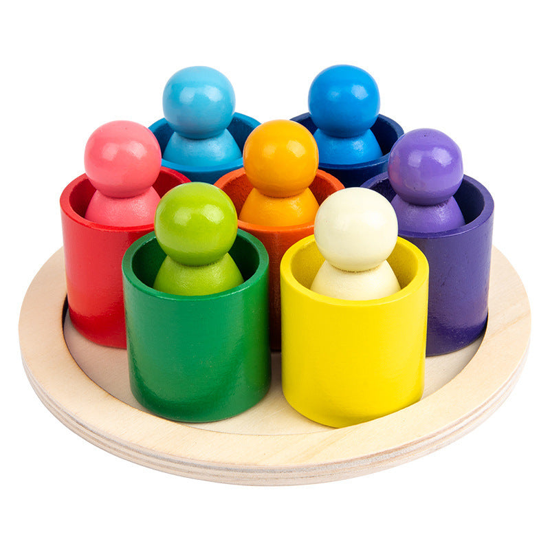 RainbowBalance | Upptäck färger och former - Pedagogiska stapelblock
