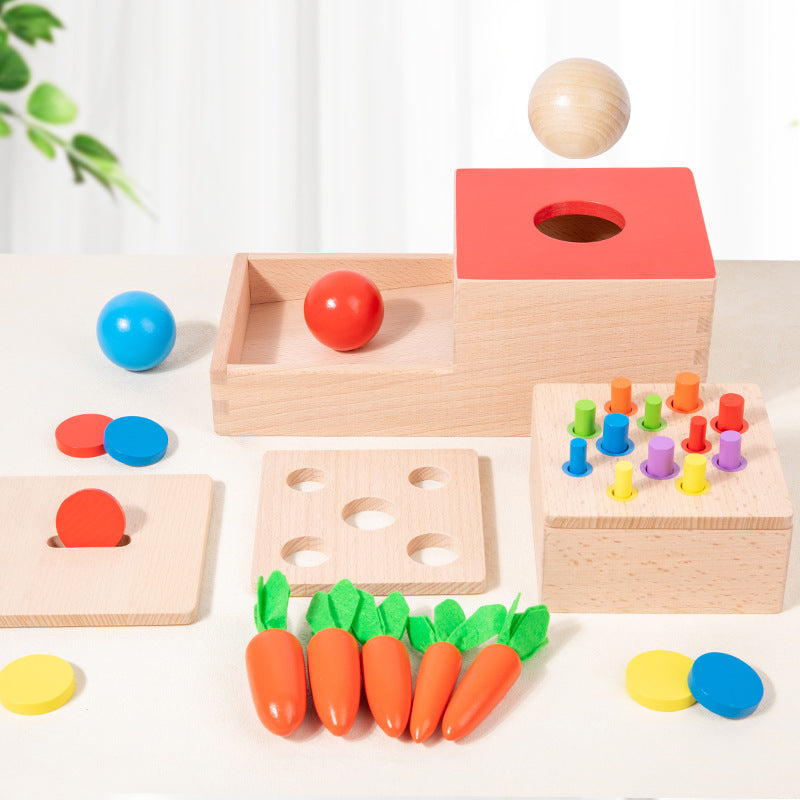 MindyBox | Spela, sortera och växa - Trä-sorteringslåda