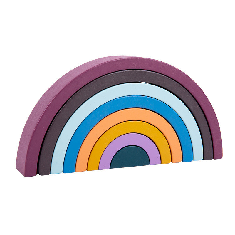RainbowBalance | Upptäck färger och former - Pedagogiska stapelblock