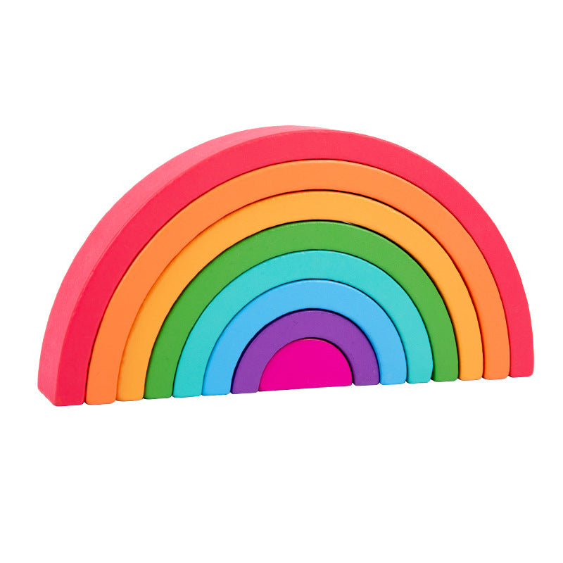 RainbowBalance | Upptäck färger och former - Pedagogiska stapelblock