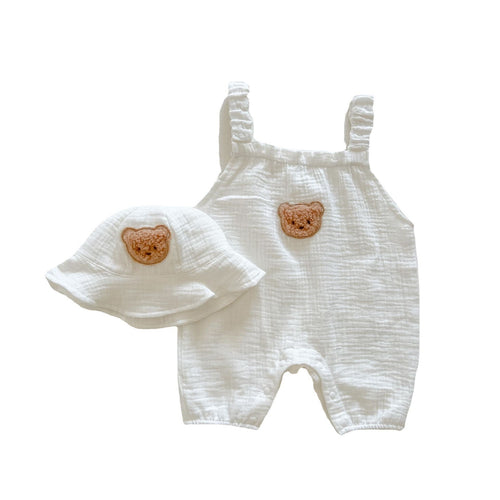 LittleLooks | Praktisk och luftig - Babybyxor med hatt
