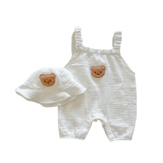 LittleLooks | Praktisk och luftig - Babybyxor med hatt