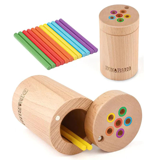 MatchSticks | Färgglad inlärning och balansering - Pedagogiskt träspel