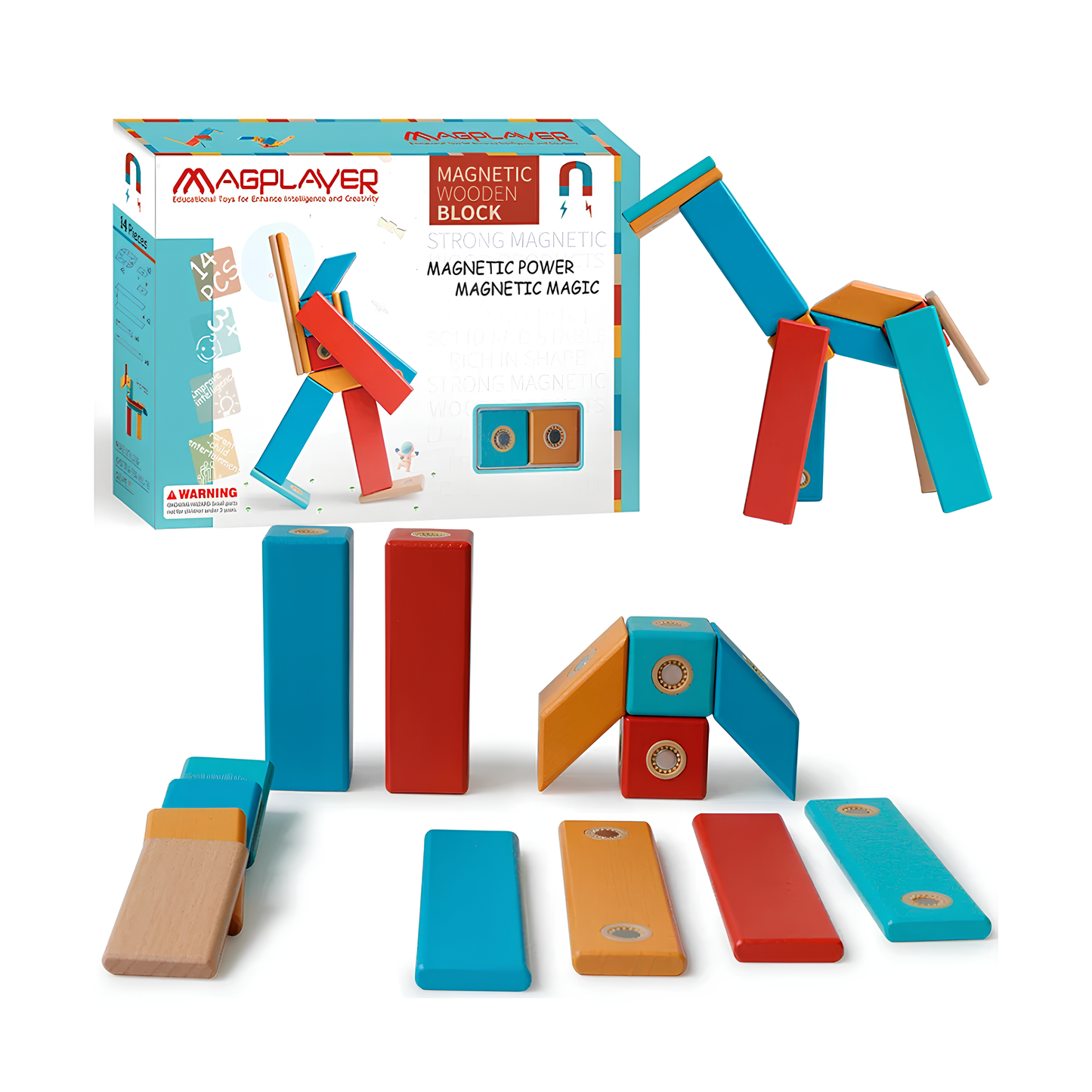 MagneticBuilder | Byggande och skapande – Magnetiskt byggleksak