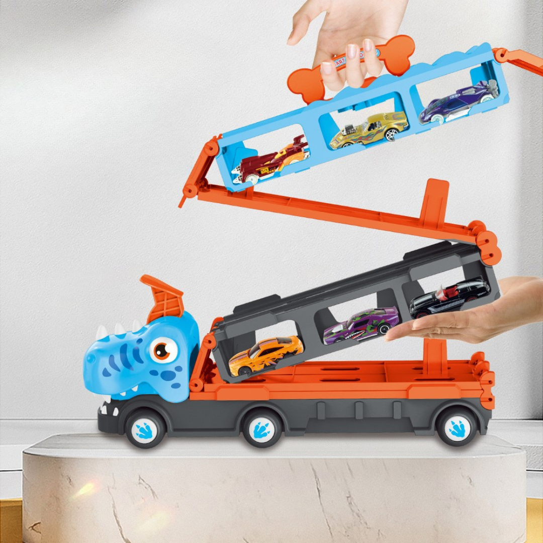 DinoExpress | Lekebil full av action - Utdragbar lastbil