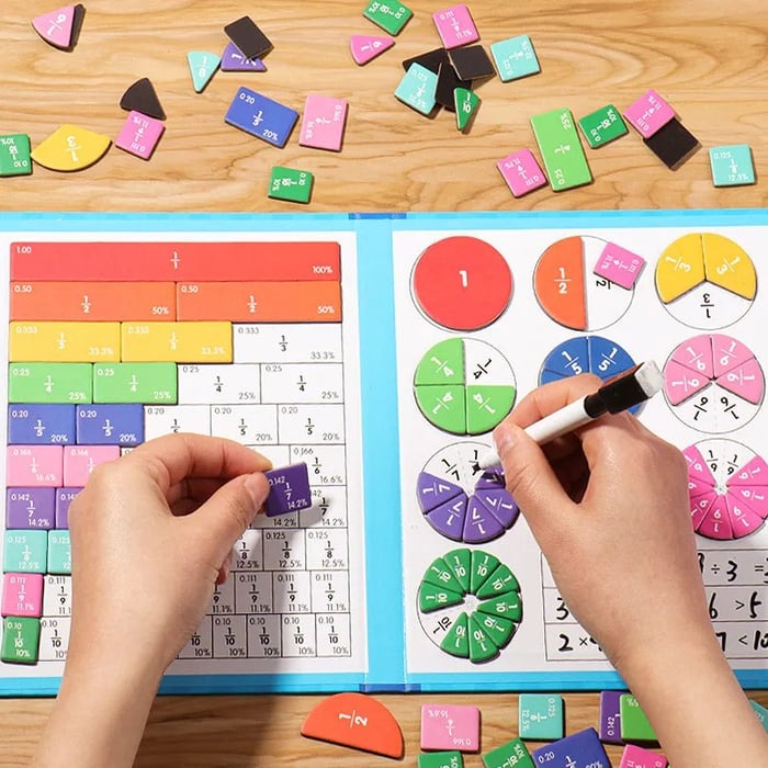 MathMinds | Lekfullt upptäcka bråktal - Montessori Playbook